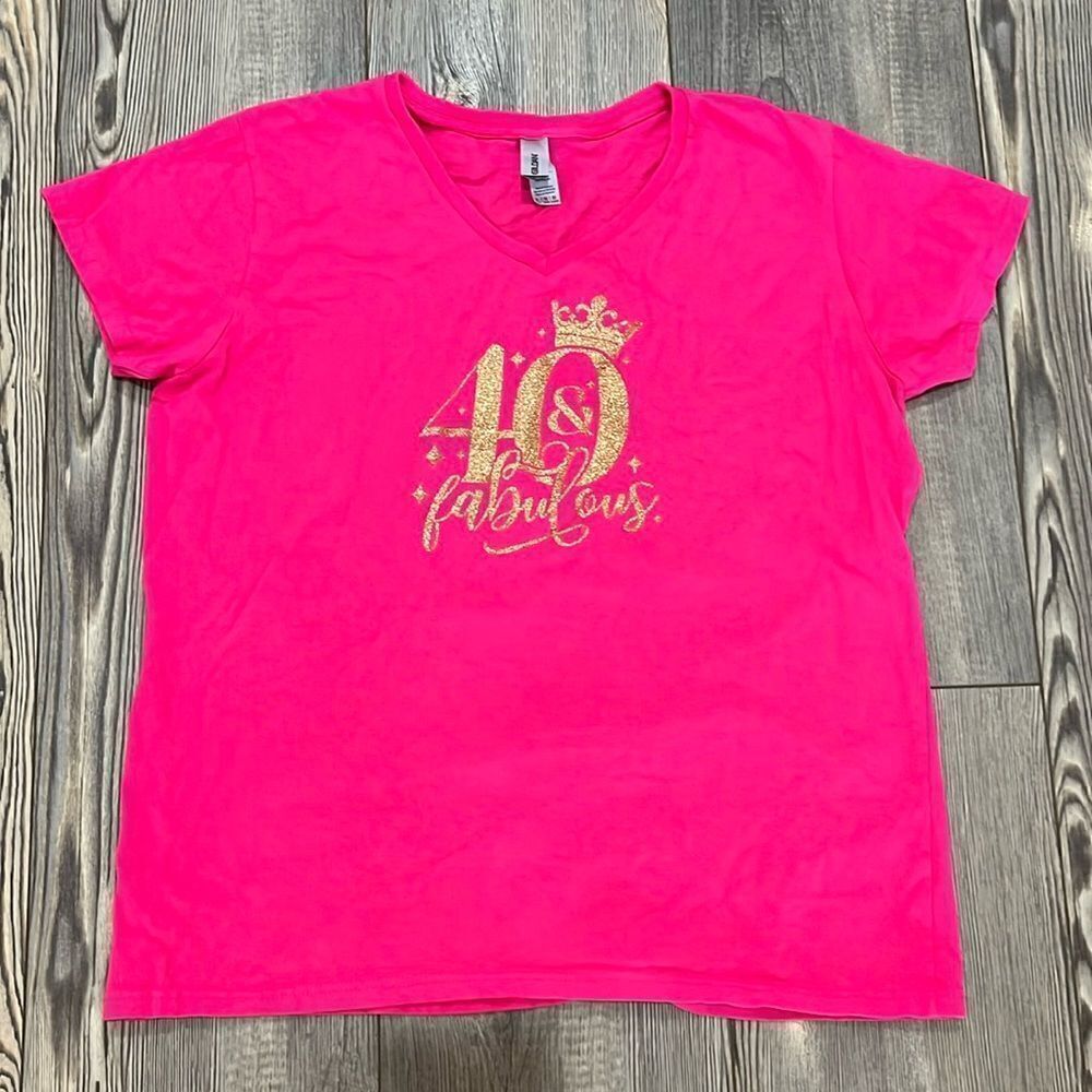 40  & Fabulous Custom Made Tee Shirt